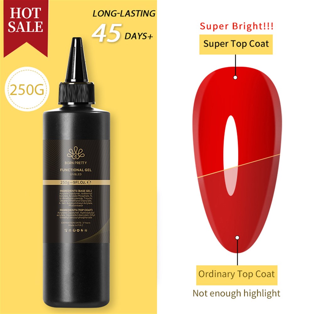 BORN PRETTY PRO 250GR SUPER TOP COAT 