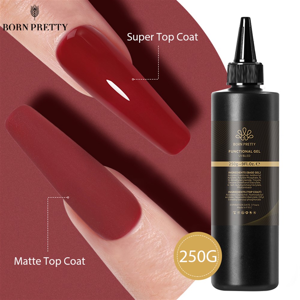 BORN PRETTY PRO 250GR SUPER TOP COAT 