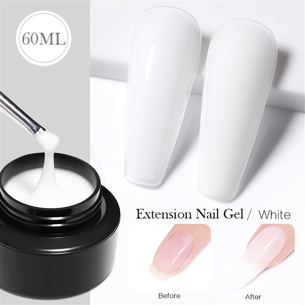 BORN PRETTY PRO 60ML E0XTENSION BUILDER GEL ( TIRNAK UZATMA JELİ) 02 WHITE