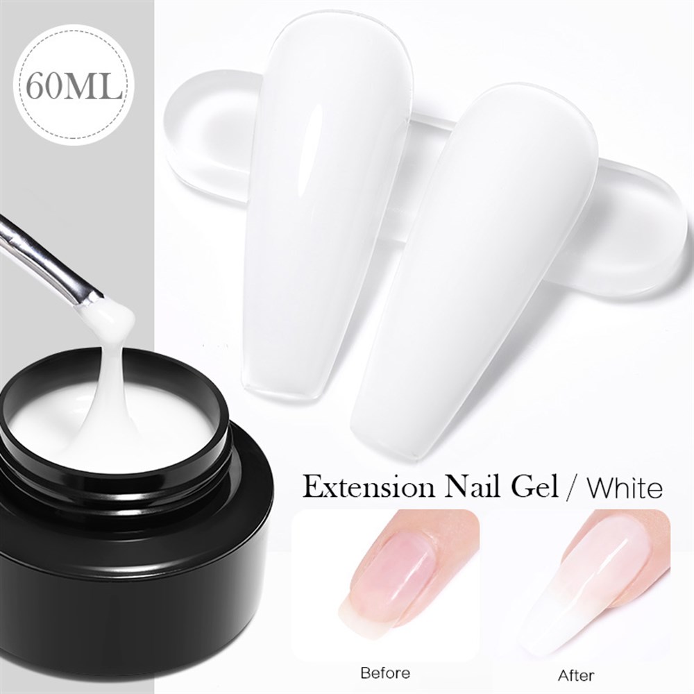 BORN PRETTY PRO 60ML E0XTENSION BUILDER GEL ( TIRNAK UZATMA JELİ) 02 WHITE