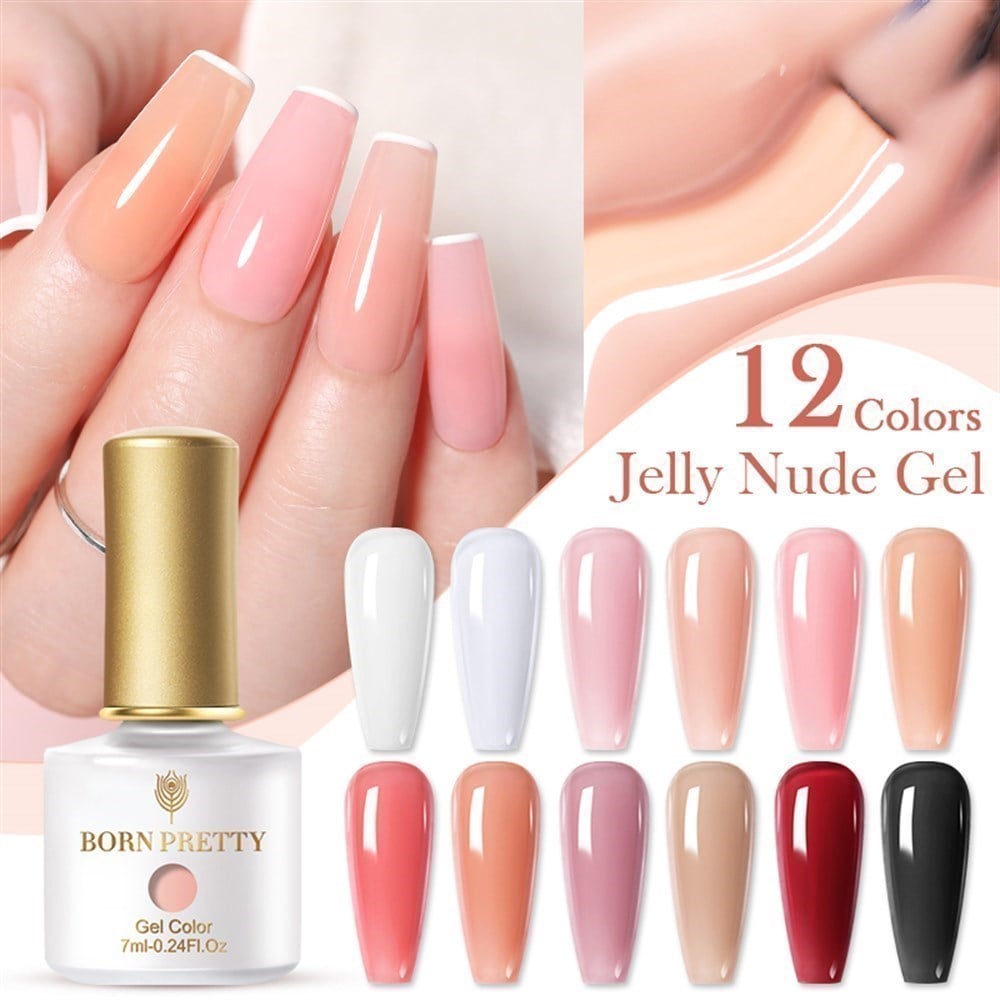 BORN PRETTY PRO JELLY NUDE GEL  7 ML KALICI OJE JN01