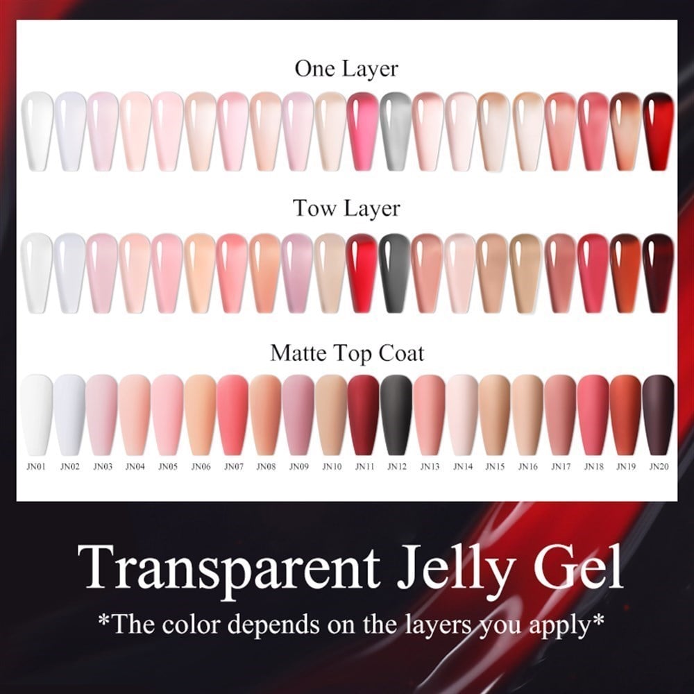 BORN PRETTY PRO JELLY NUDE GEL  7 ML KALICI OJE JN13