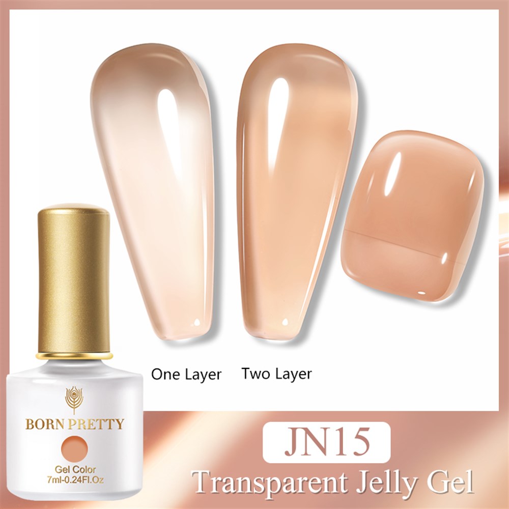 BORN PRETTY PRO JELLY NUDE GEL  7 ML KALICI OJE JN15