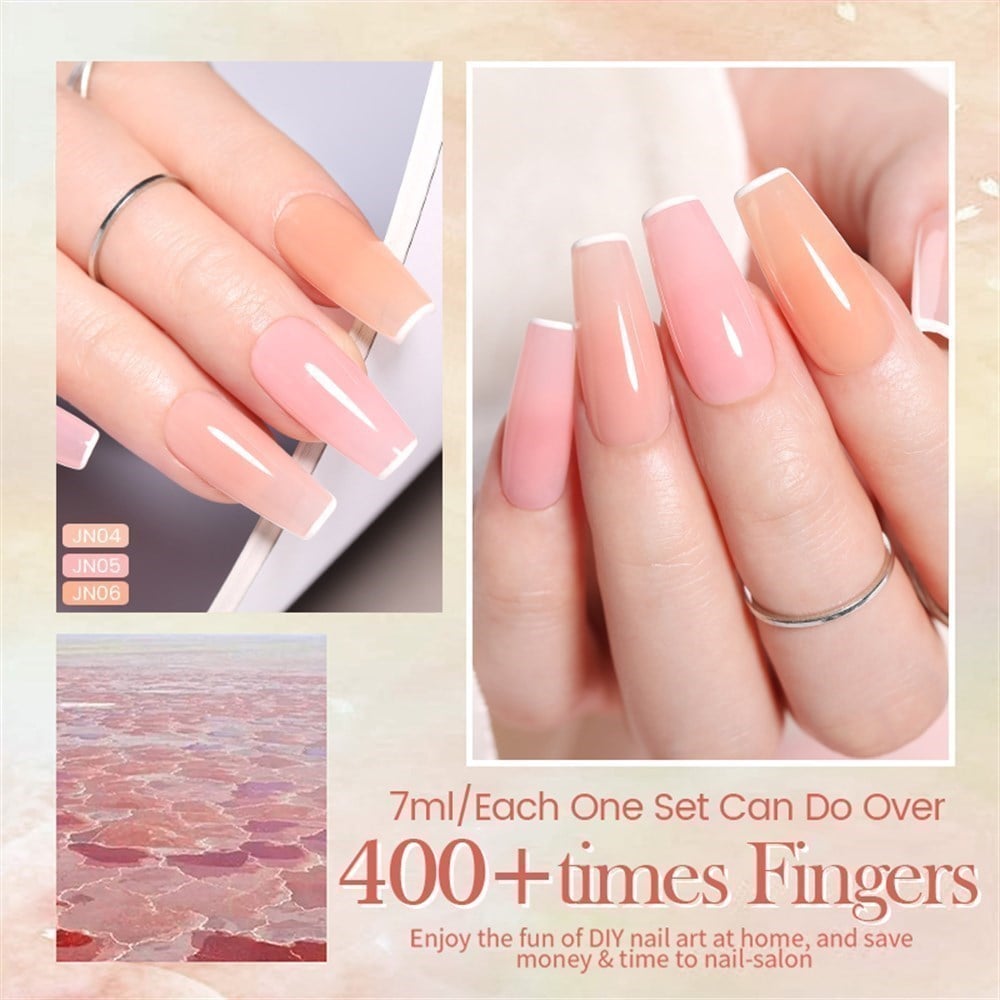 BORN PRETTY PRO JELLY NUDE GEL  7 ML KALICI OJE JN01