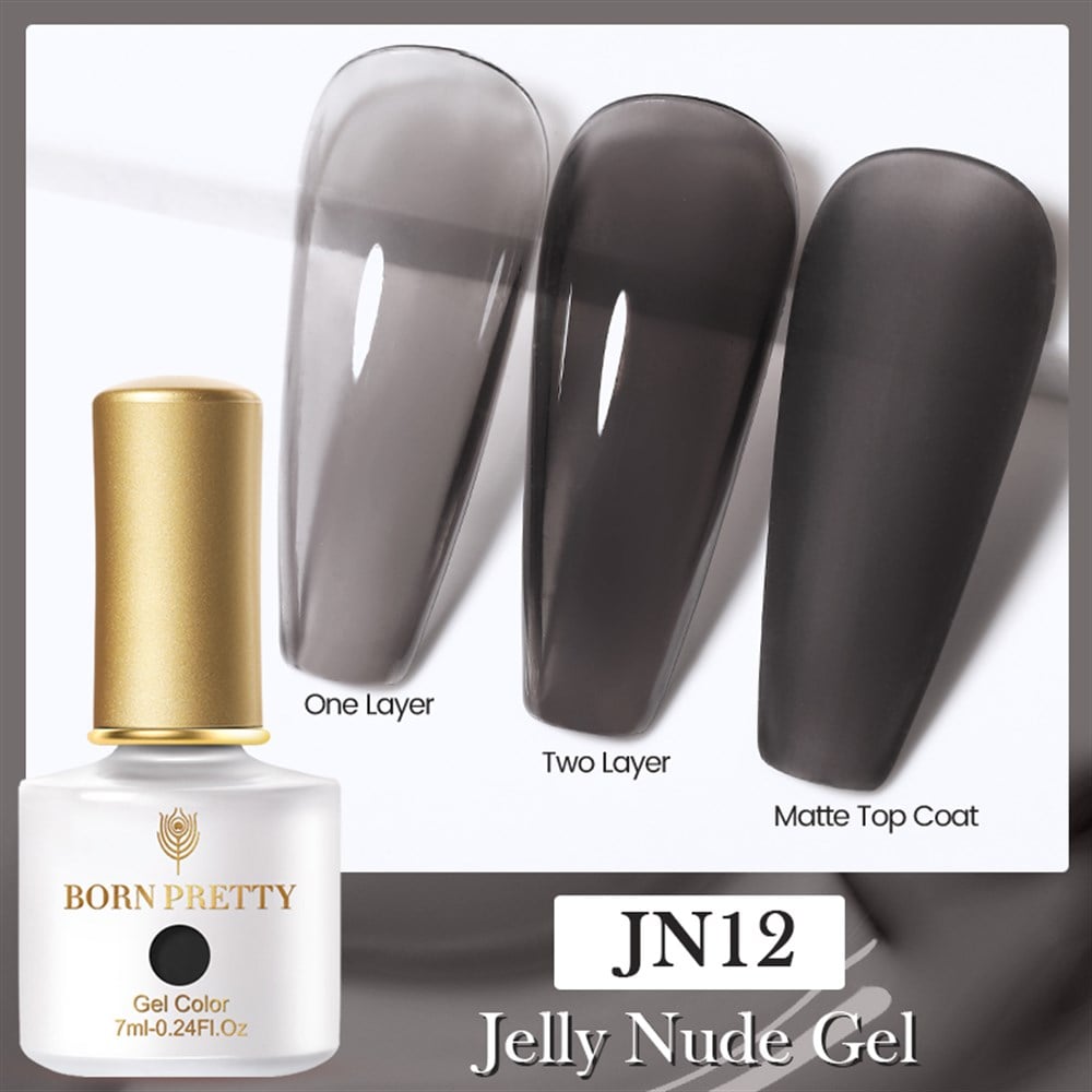 BORN PRETTY PRO JELLY NUDE GEL  7 ML KALICI OJE JN12