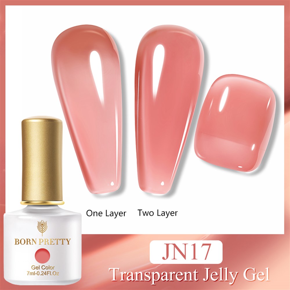 BORN PRETTY PRO JELLY NUDE GEL  7 ML KALICI OJE JN17