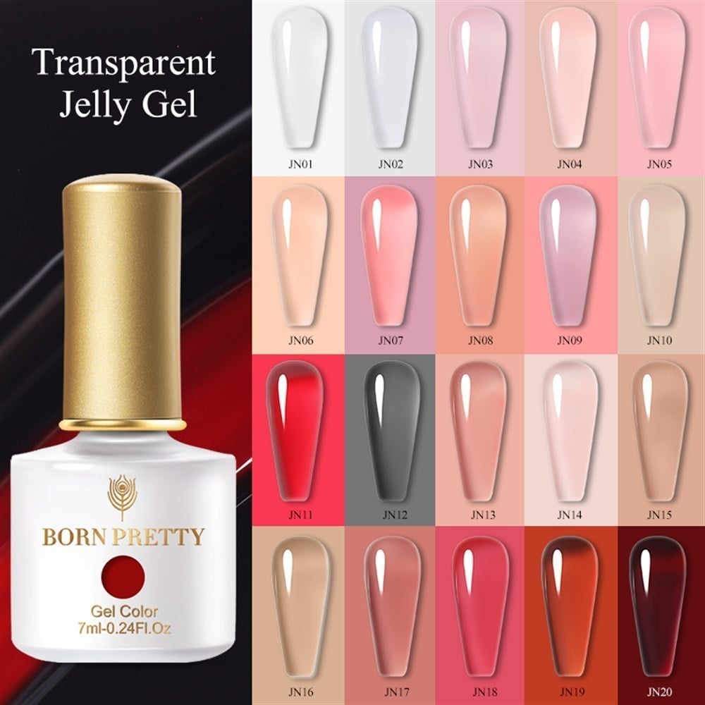 BORN PRETTY PRO JELLY NUDE GEL  7 ML KALICI OJE JN13