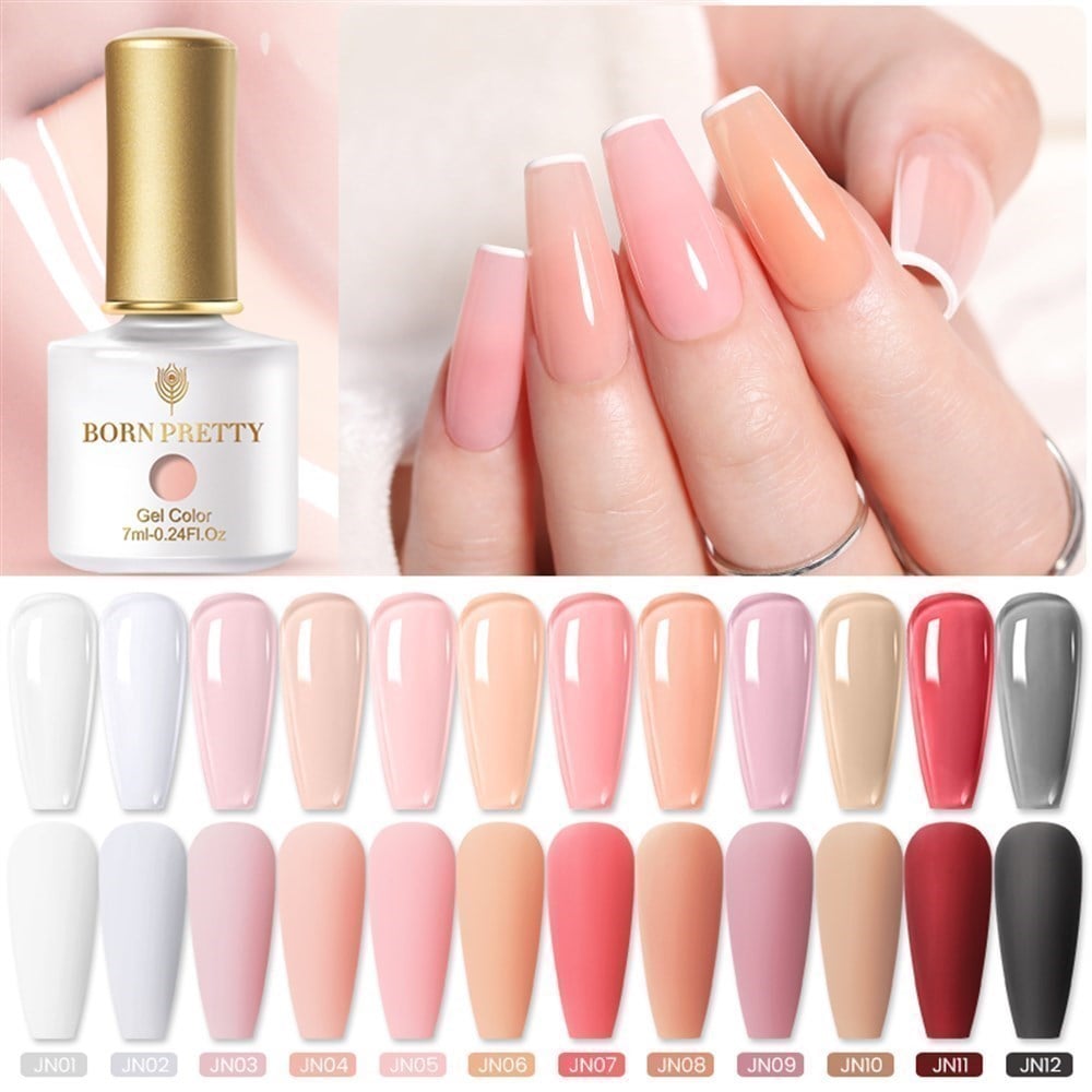 BORN PRETTY PRO JELLY NUDE GEL  7 ML KALICI OJE JN01