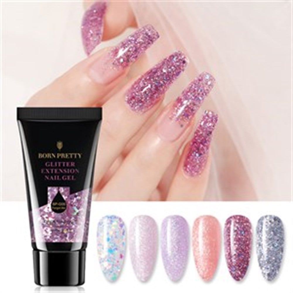 BORN PRETTY SİMLİ PULLU PARLAK POLY GEL 01