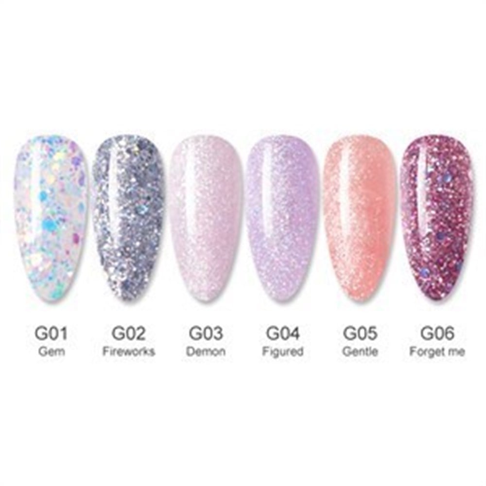 BORN PRETTY SİMLİ PULLU PARLAK POLY GEL 01