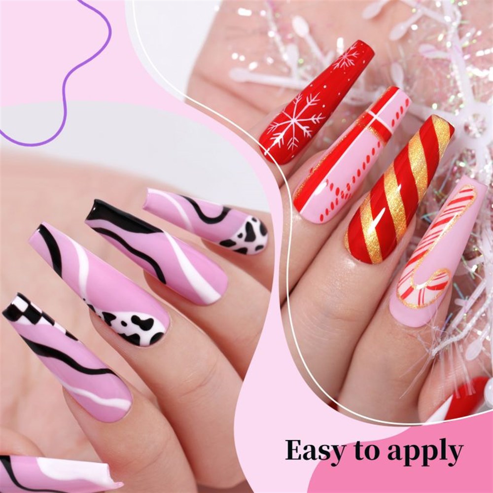 NICOLE DIARY 8 ml NAIL ART PAINTING GEL SET 12 parça 