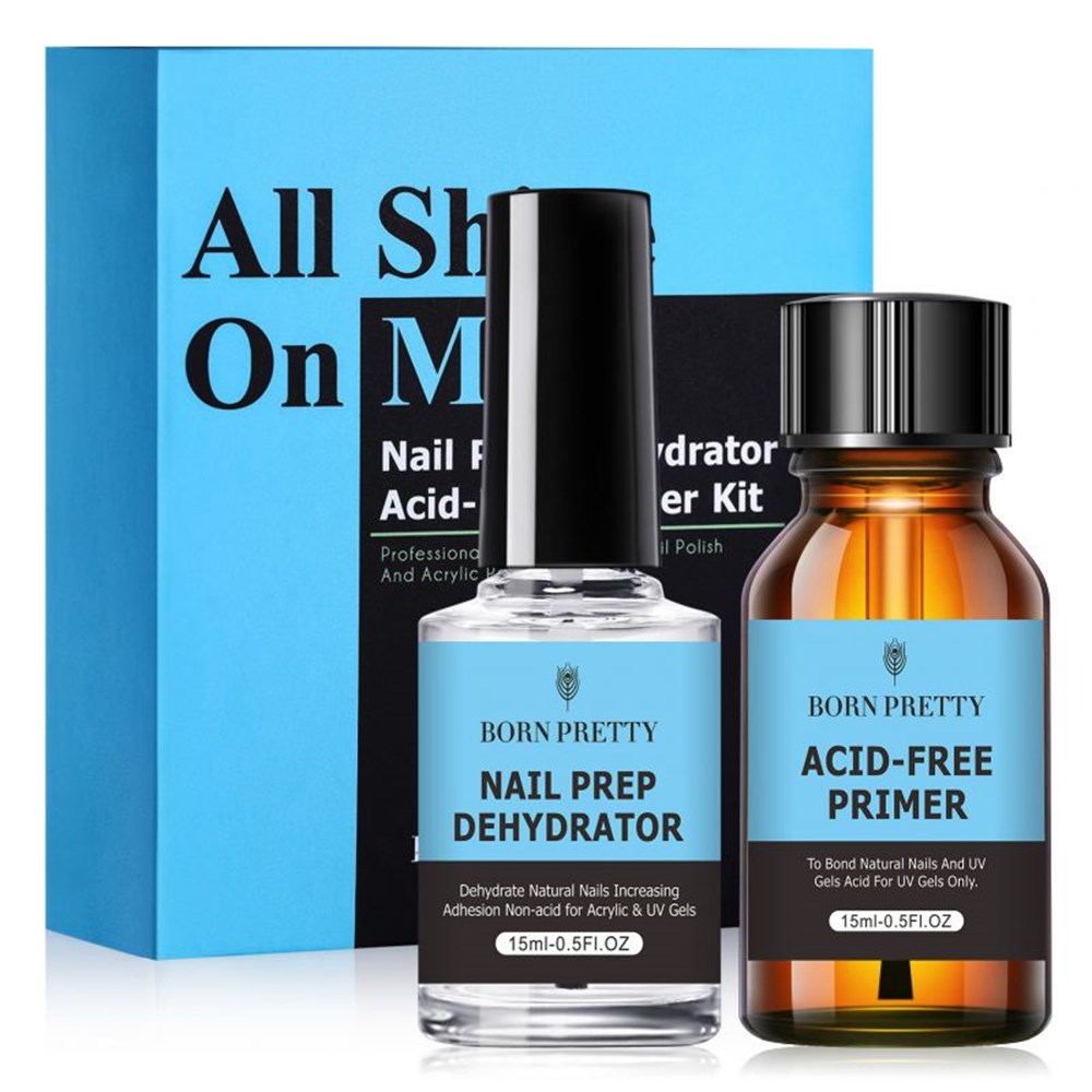 OJE DEPOSU BORN PRETTY ASİTSİZ YENİ DEHYDRATOR VE PRIMER SET