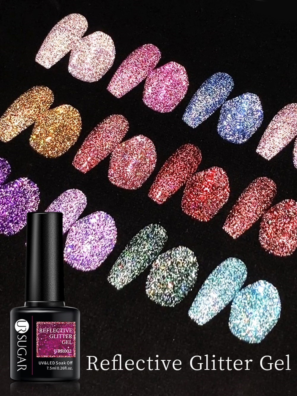 UR SUGAR REFLECTIVE ( REFLEKTÖRLÜ) FLASH GEL KALICI OJE  R001