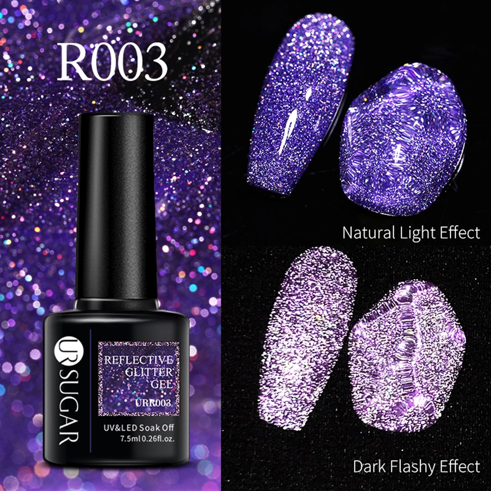 UR SUGAR REFLECTIVE ( REFLEKTÖRLÜ) FLASH GEL KALICI OJE  R003