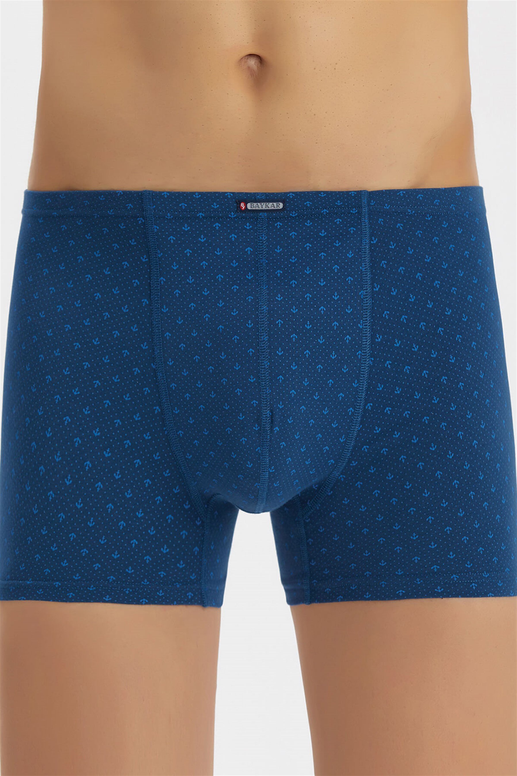 1174-04 Baykar Capalı Gecme Boxer Lacivert