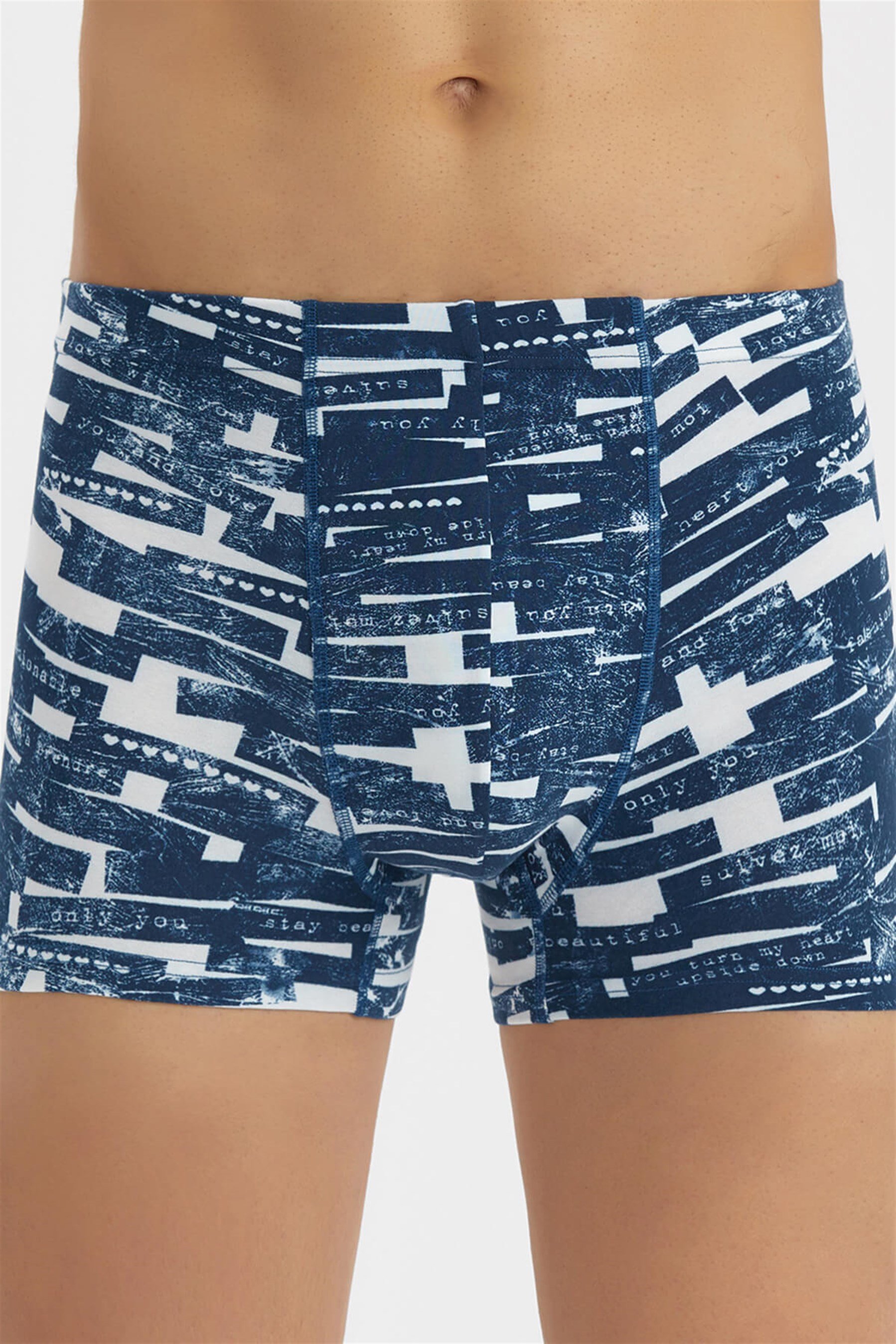 1186-04 Baykar Erkek Boxer Lacivert