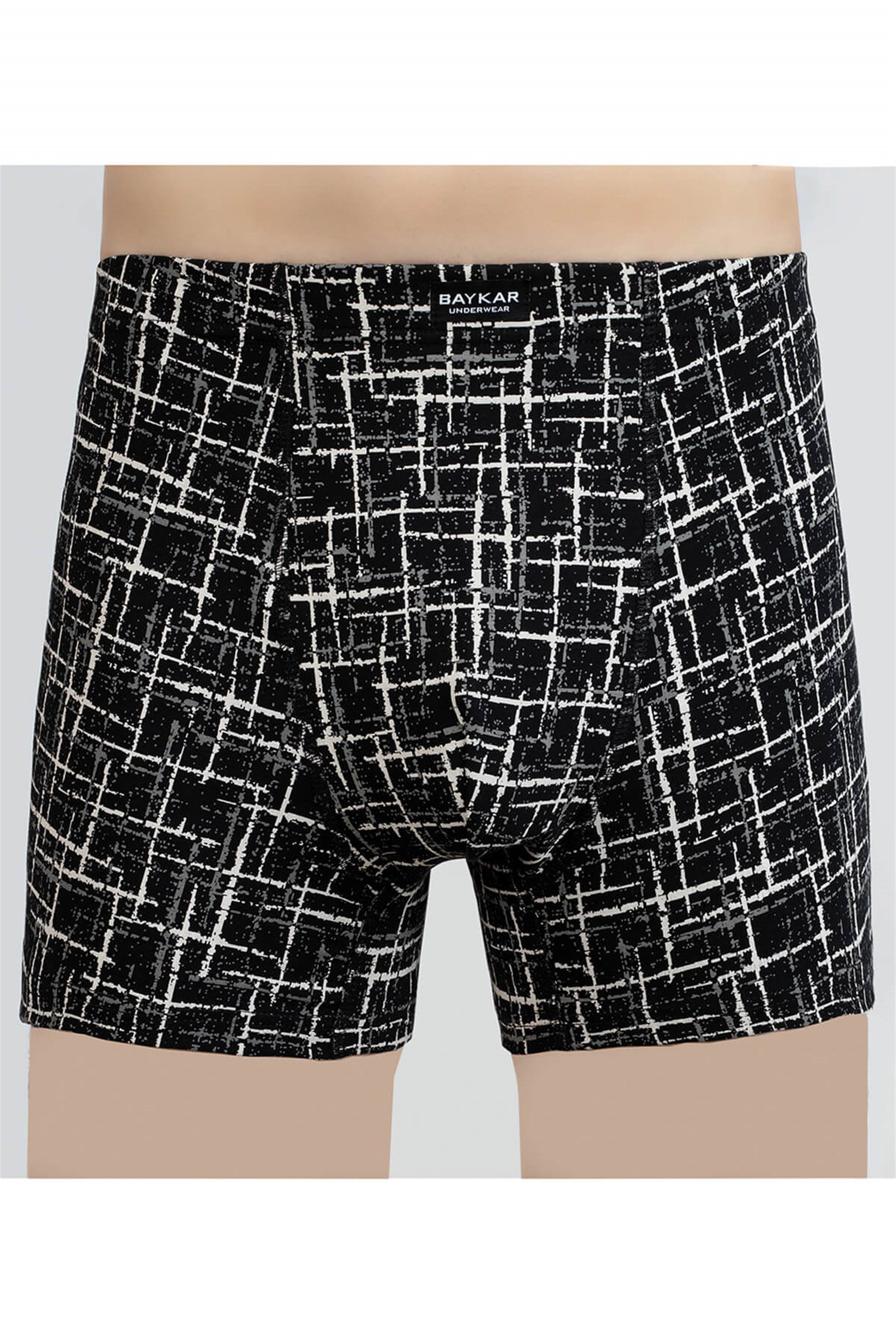 1221-02 Baykar Erkek Boxer Gri