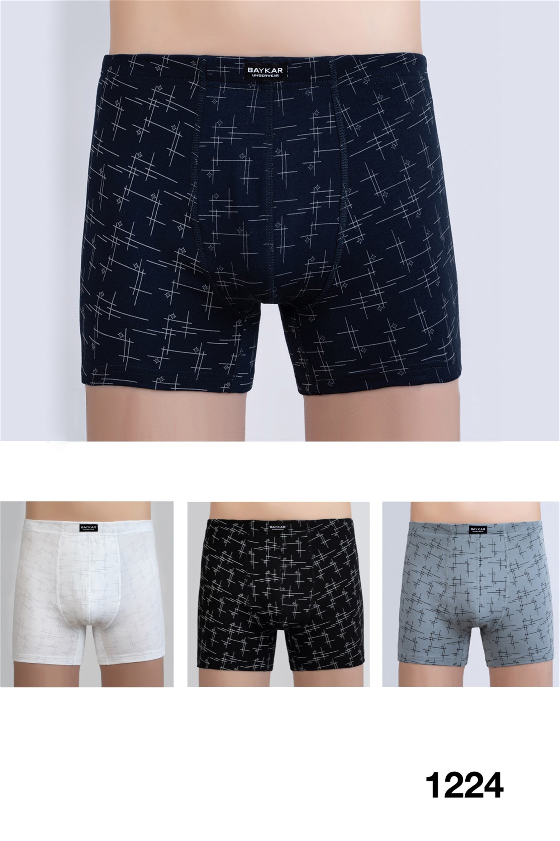 1224 Baykar Erkek Boxer