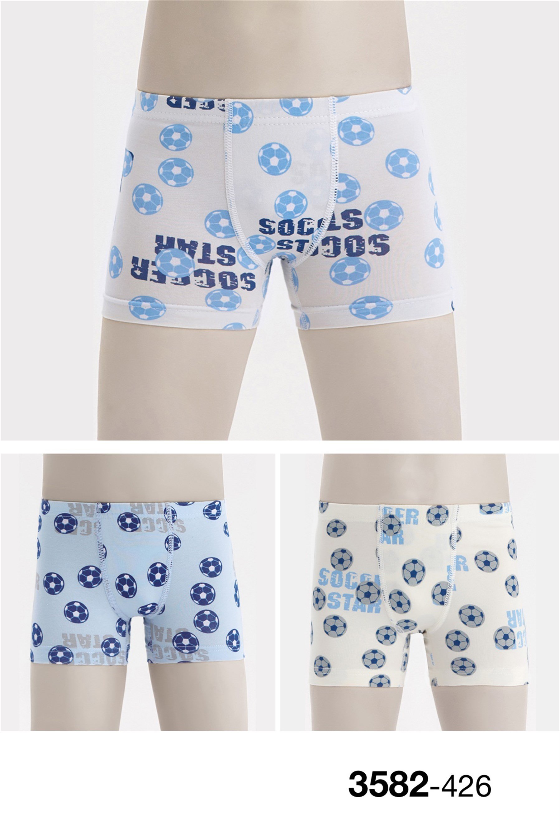 3582 Baykar Erkek Çocuk Boxer