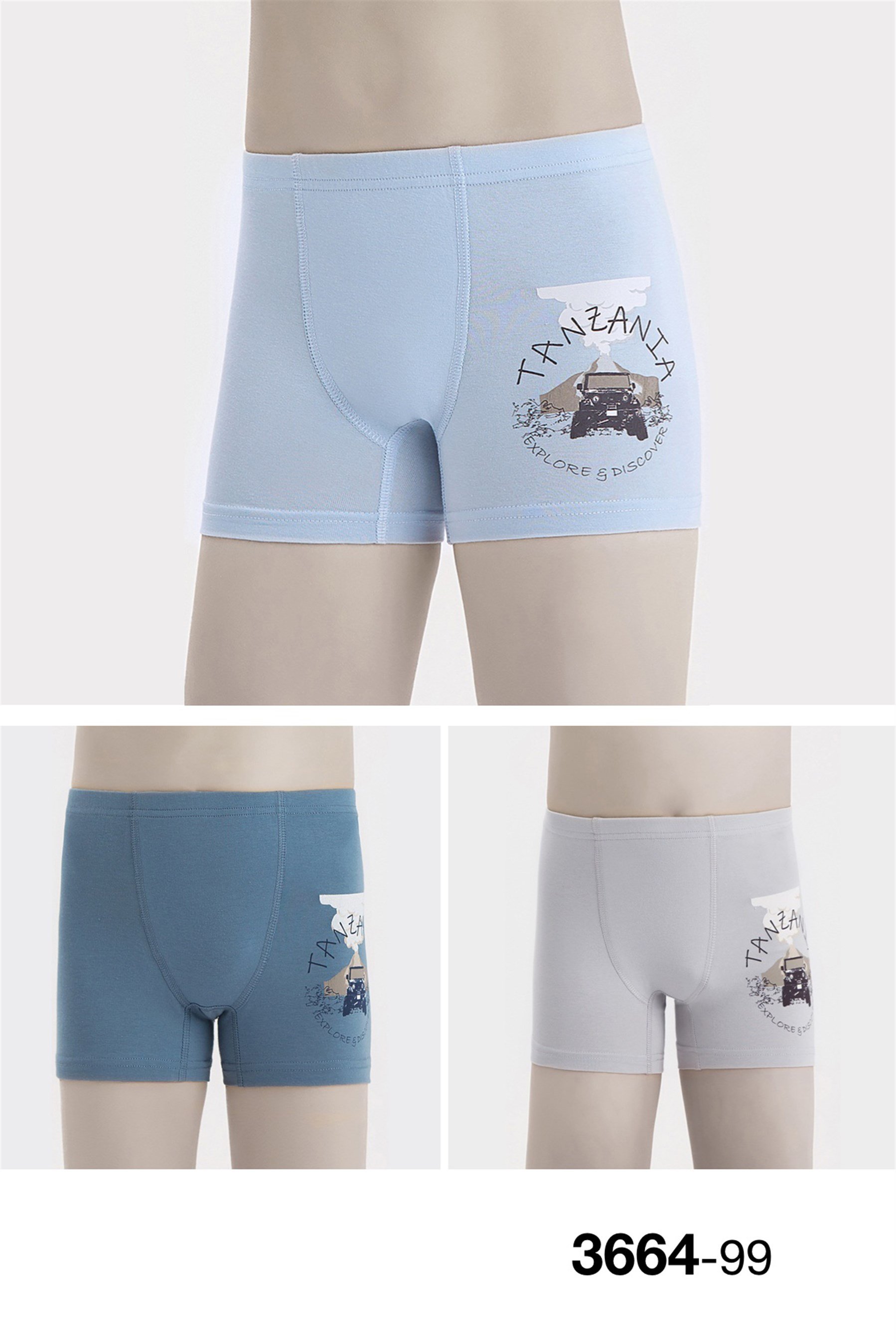 3664 Baykar Erkek Çocuk Şort