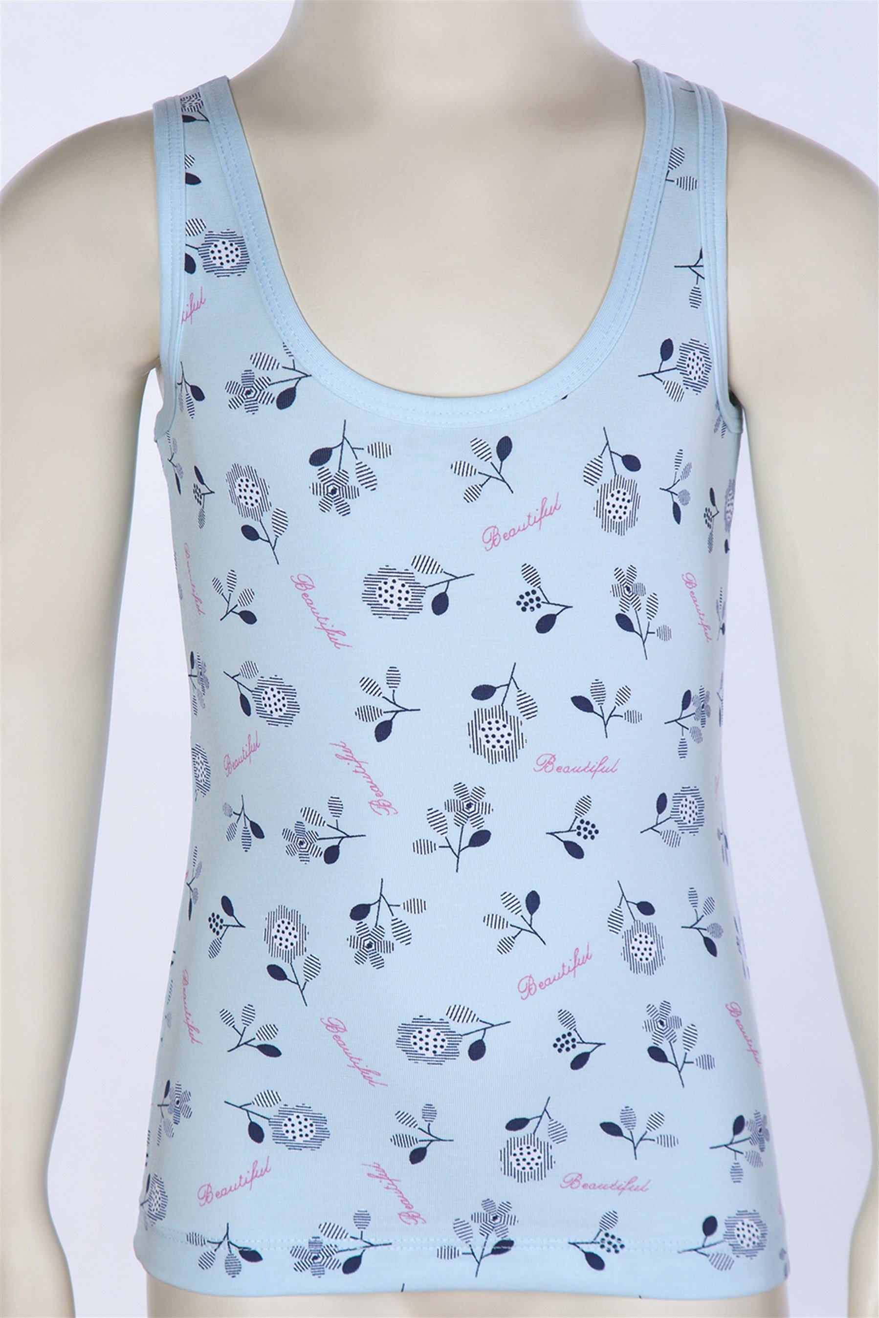 4298 Baykar Kız Çocuk Gen Ask Atlet