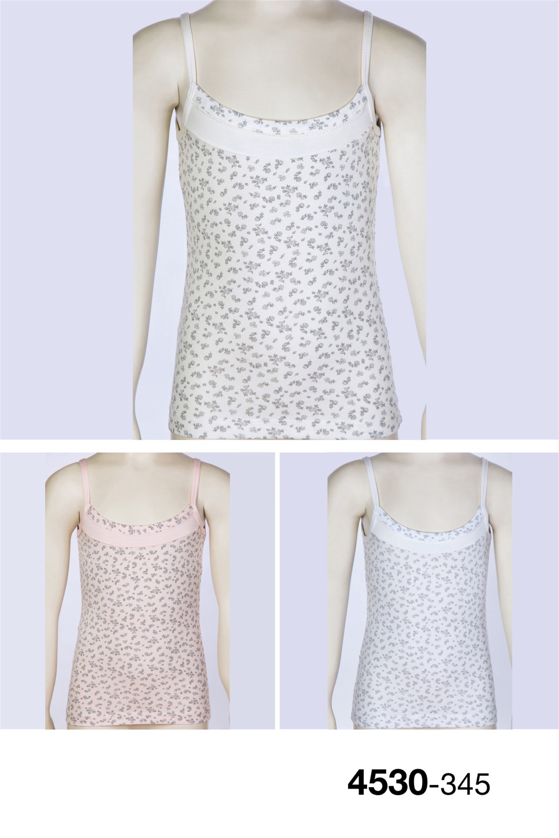 4530 Baykar Grı Cıcek Ip Atlet