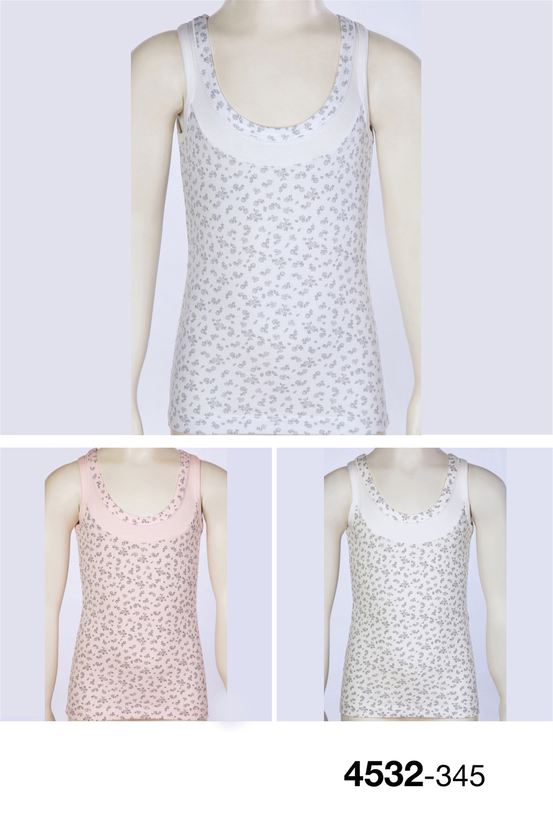 4532 Baykar Grı Cıcek Gen Ask At