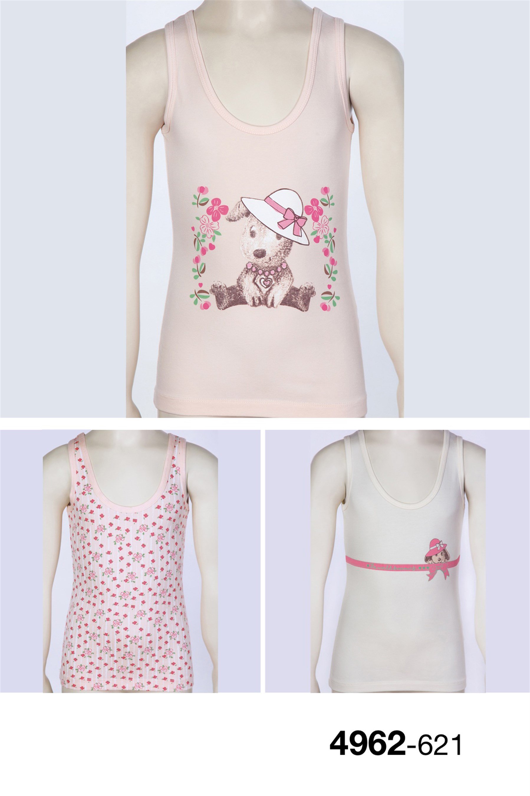 4962 Baykar Kız Çocuk Gen Ask Atlet