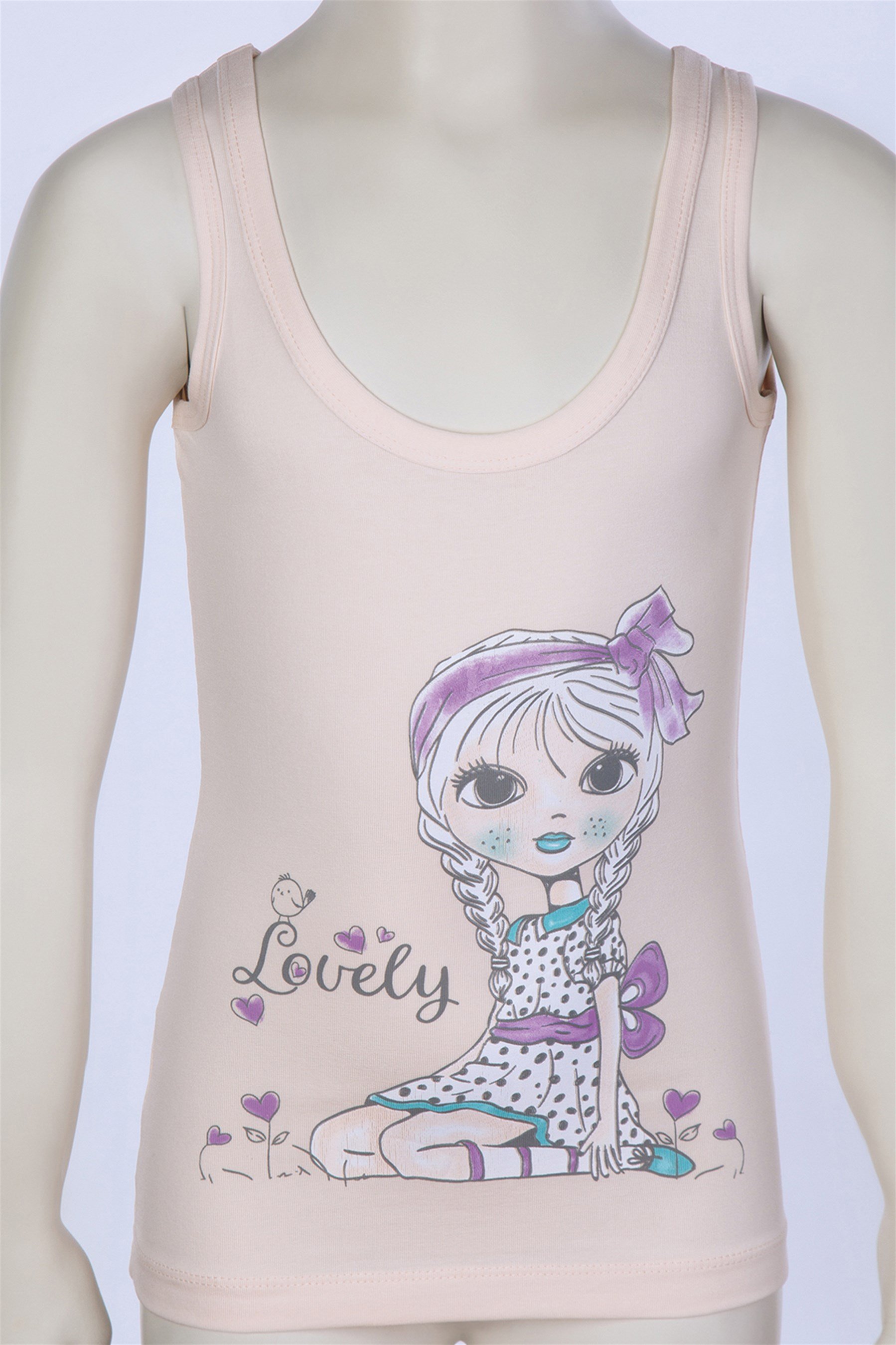 4982 Baykar Kız Çocuk Gen Ask Atlet