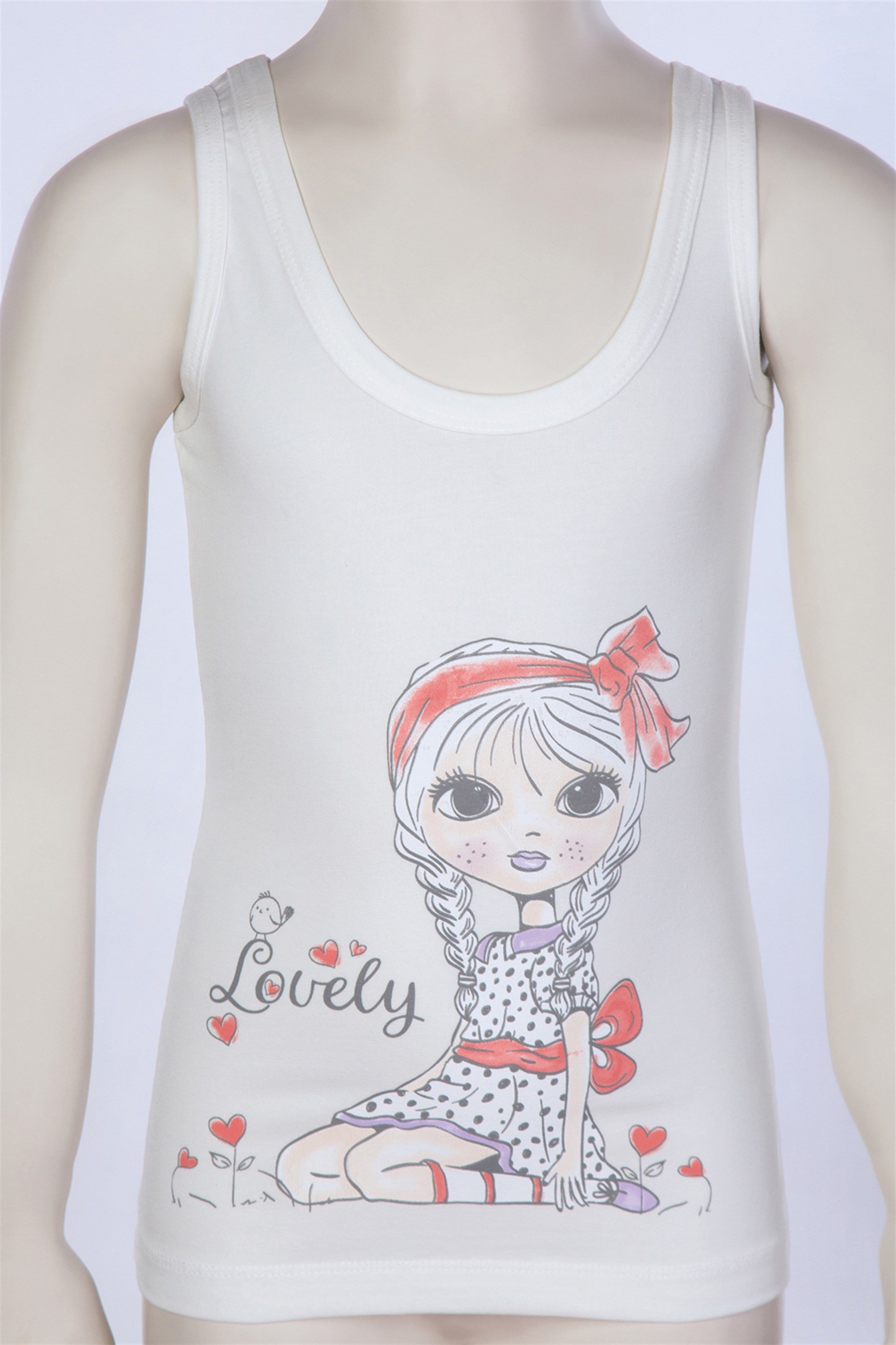 4982 Baykar Kız Çocuk Gen Ask Atlet