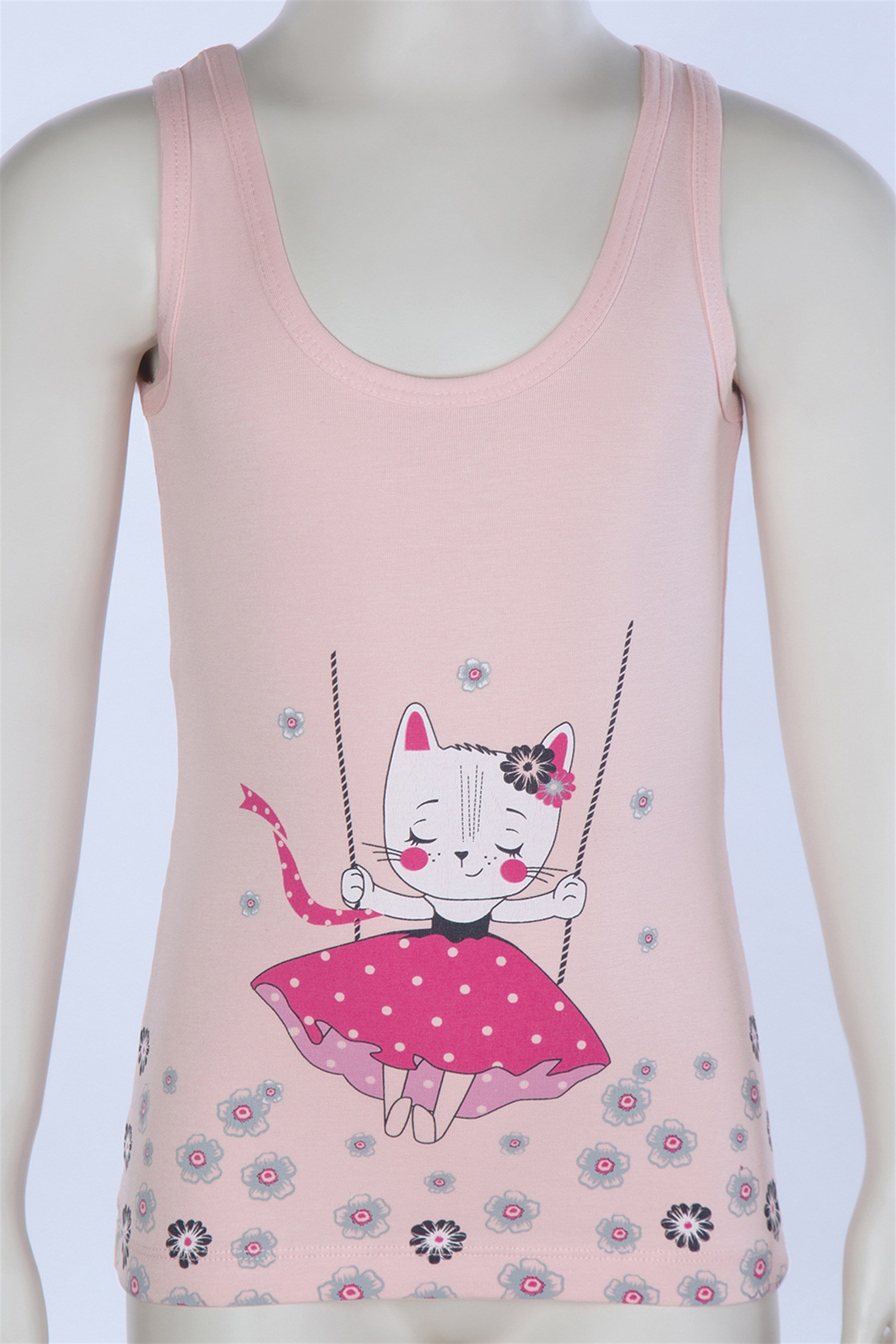 4986 Baykar Kız Çocuk Gen Ask Atlet