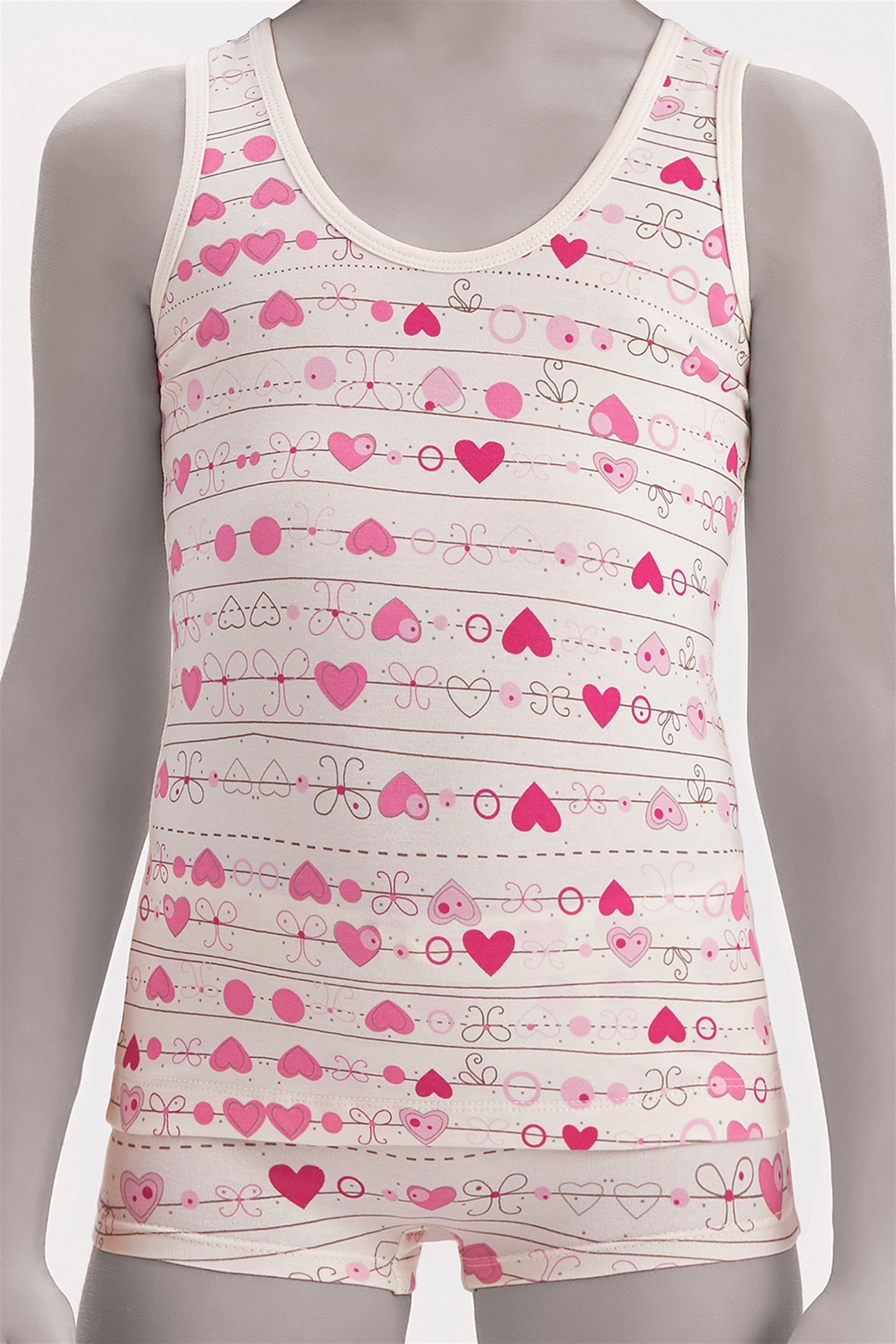 4988 Baykar Kız Çocuk Atlet Şort Tak