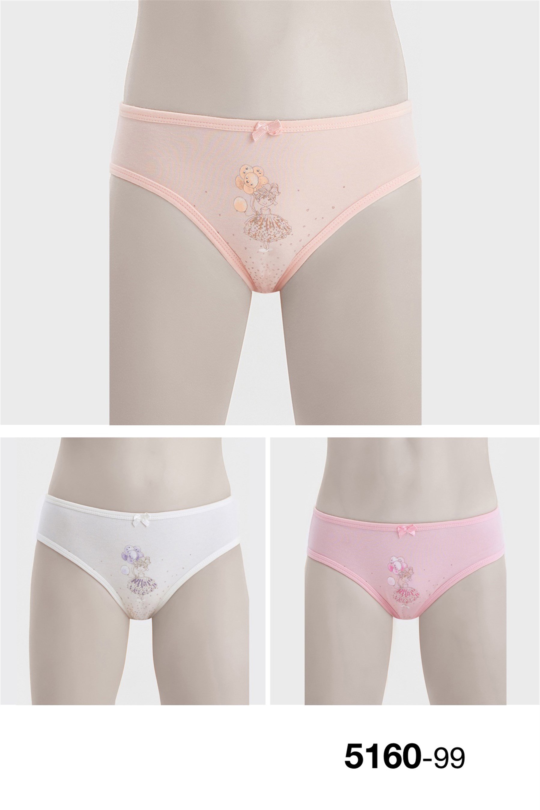 5160 Baykar Kız Bal Çocuk Külot