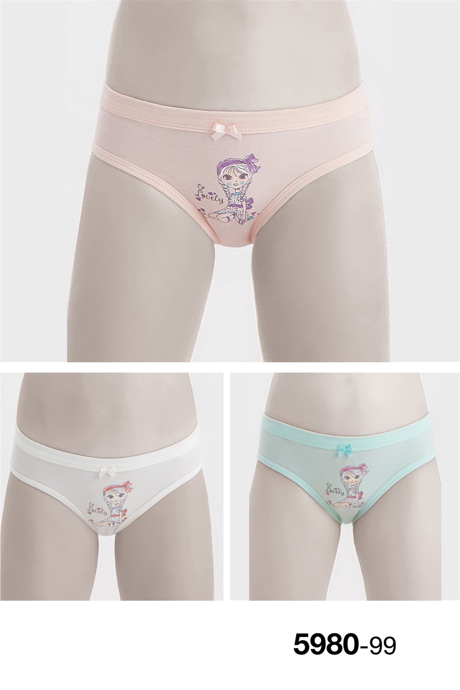 5980 Baykar Kız Çocuk Külot