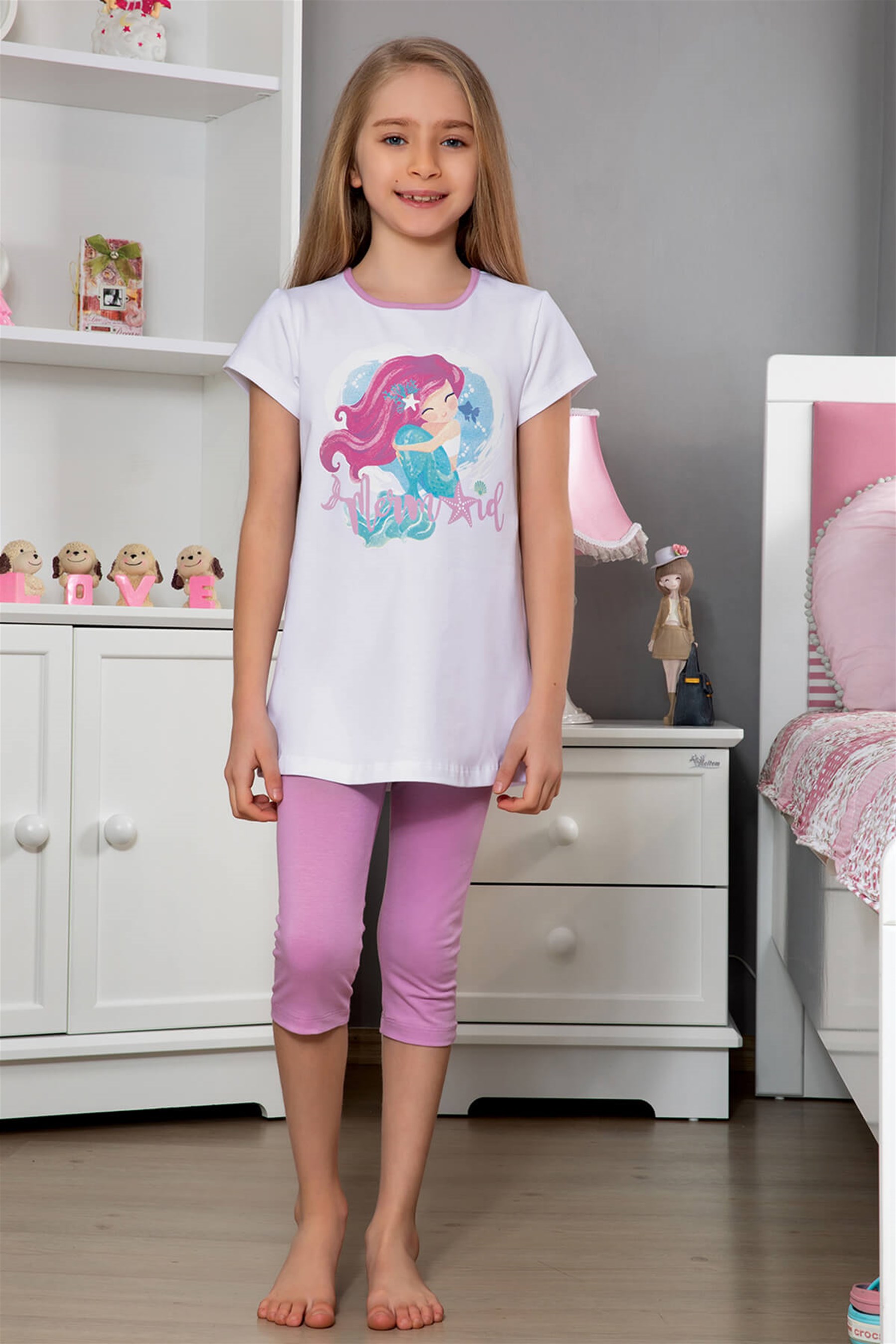 9111 Baykar Kız Çocuk Tunık Takım