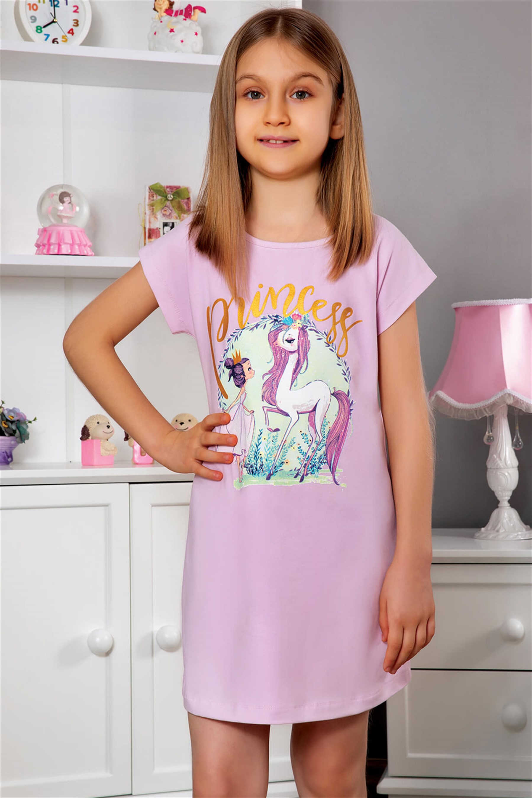 9112 Baykar Kız Çocuk Elbıse