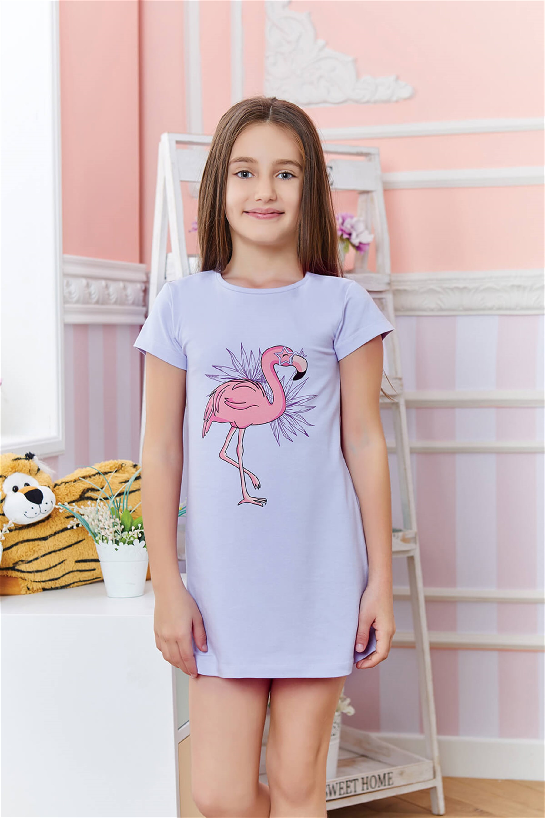 9281 Baykar Kız Çocuk Gecelık