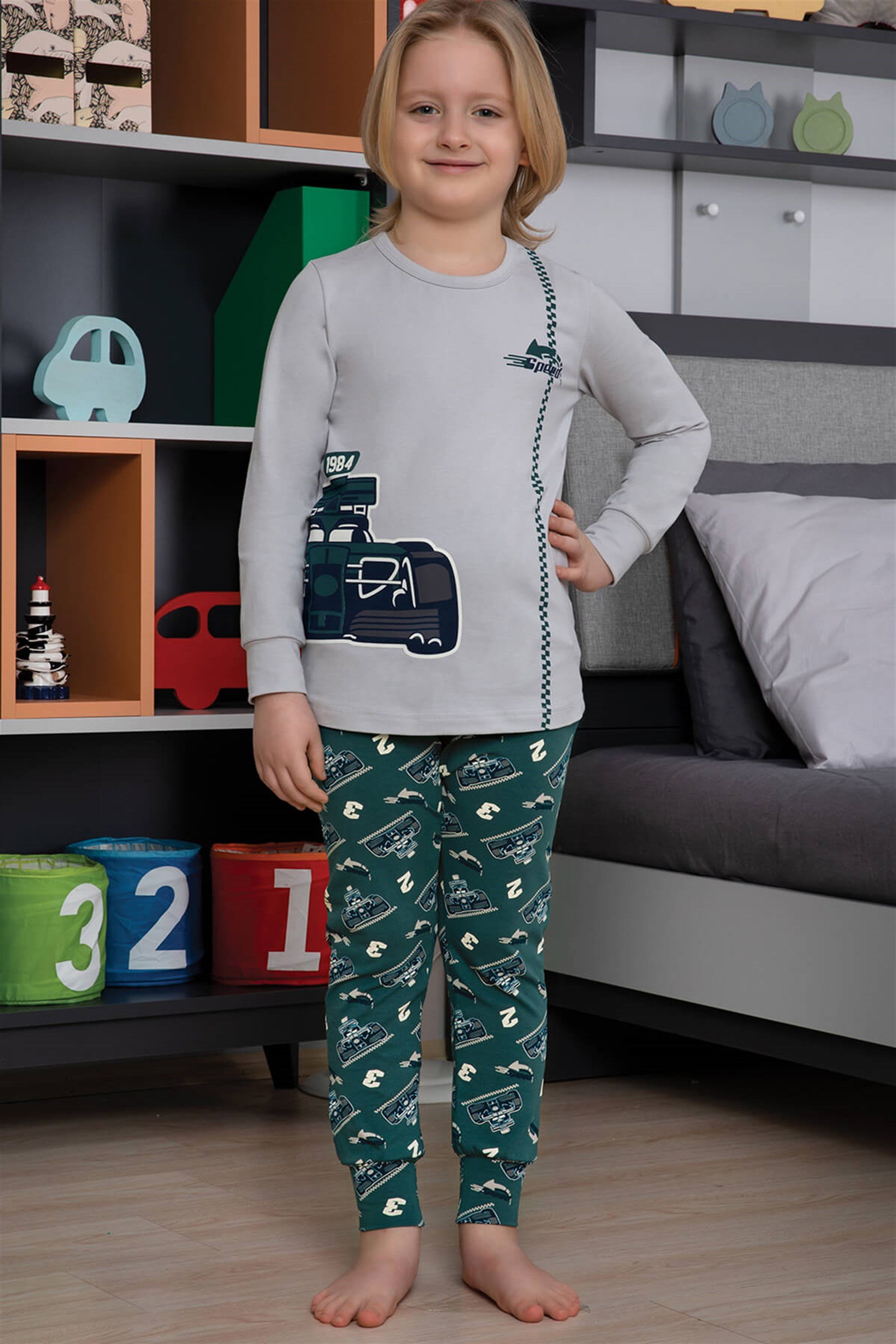 9775 Baykar Erkek Çocuk Pijama Takımı