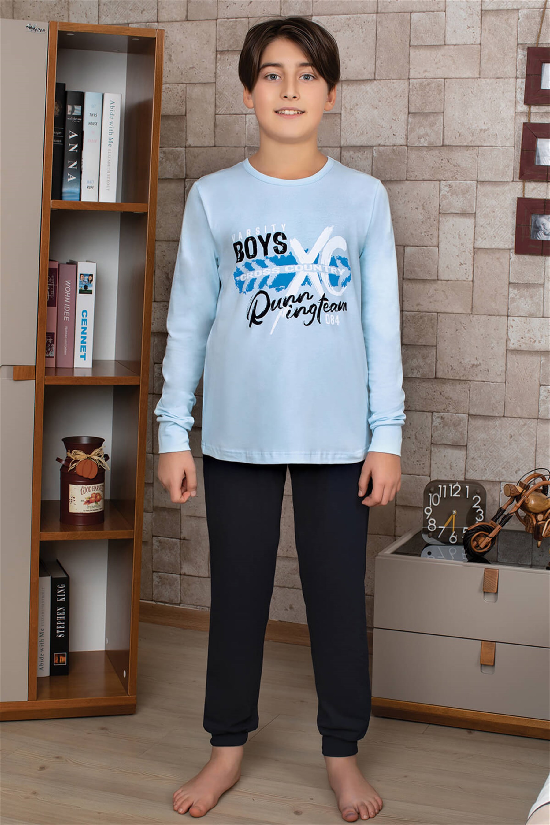 9776 Baykar Erkek Çocuk Pijama Takımı