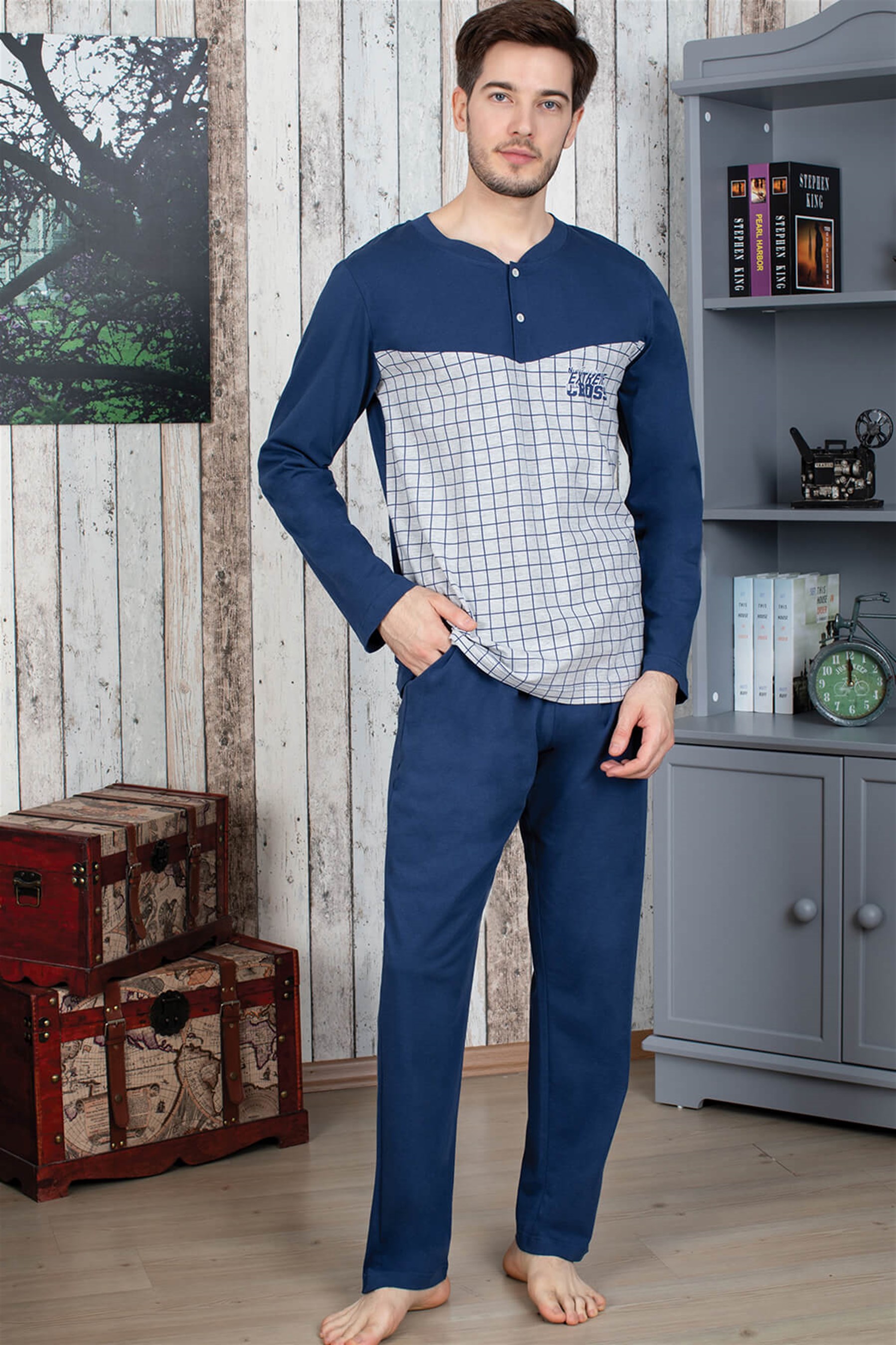 9827 Baykar Erkek Pijama Takımı