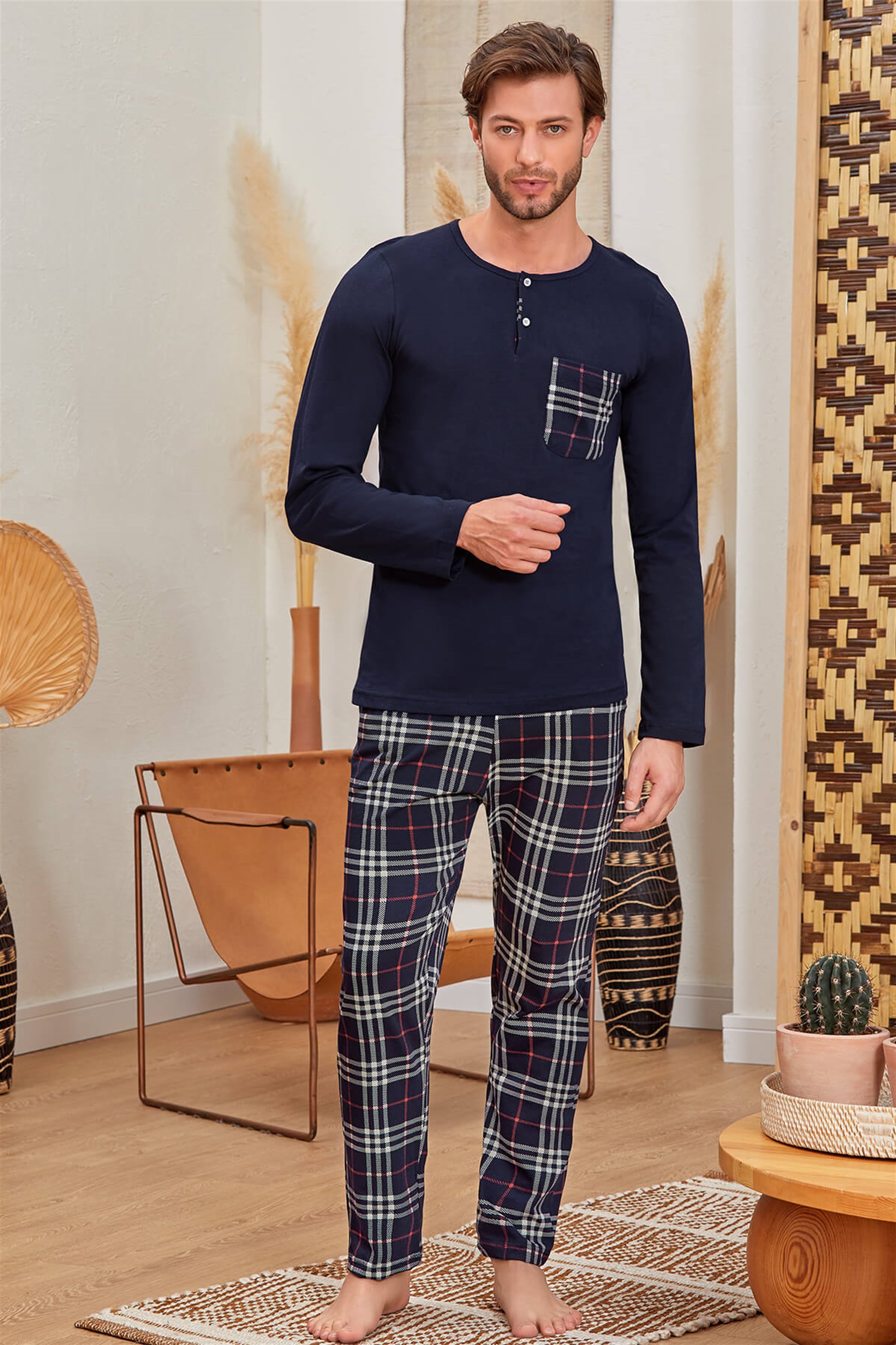 9832 Baykar Erkek Pijama Takımı