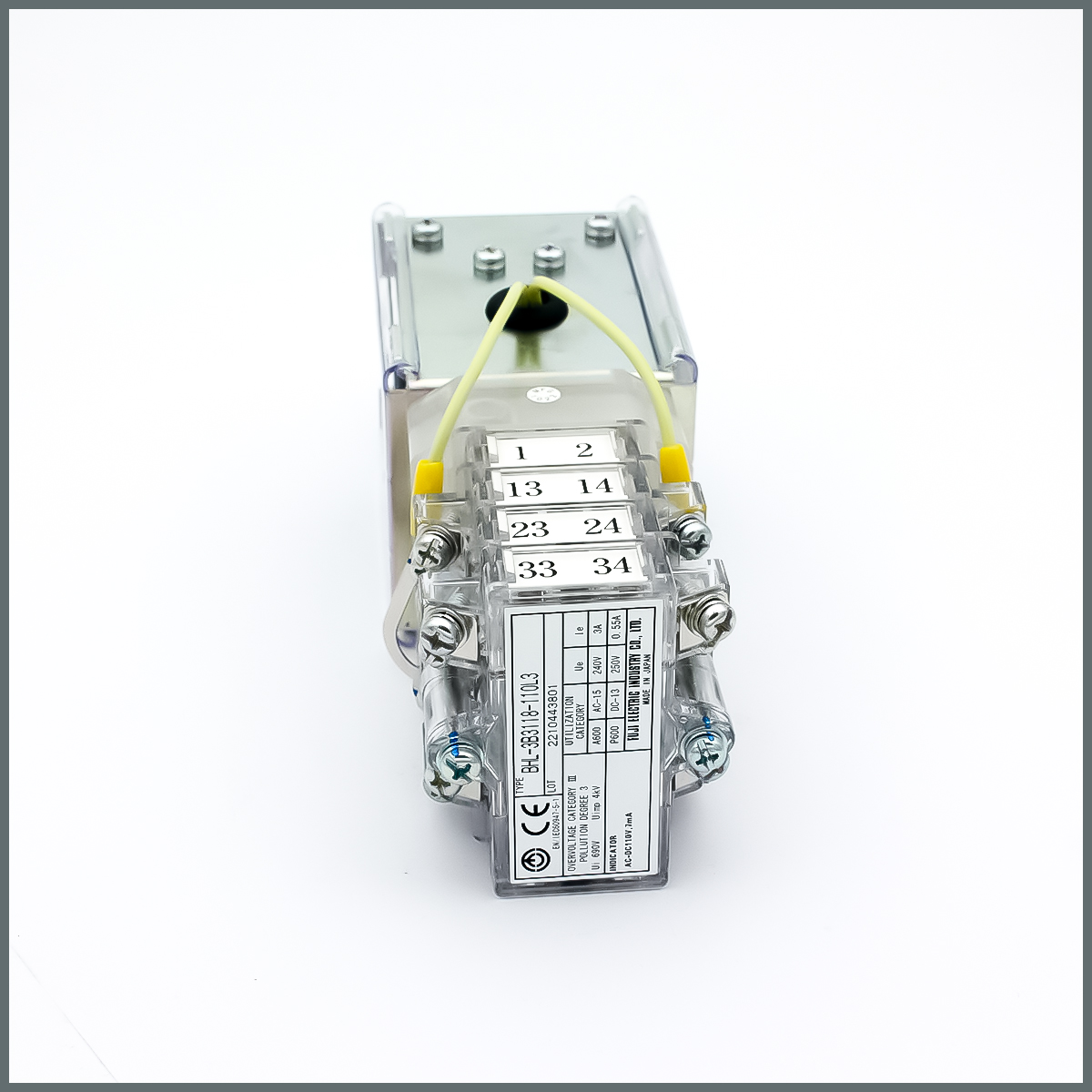 110V DC Ayırıcı Anahtarı (Yuvarlak Flanş)  BHL-3B3-118-110L3-W-Z-B (L54-Z11E)