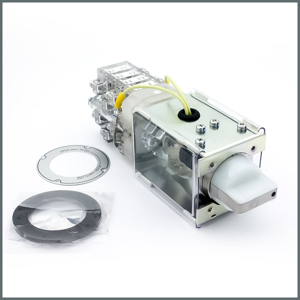 110V DC Ayırıcı Anahtarı (Yuvarlak Flanş)  BHL-3B3-118-110L3-W-Z-B (L54-Z11E)