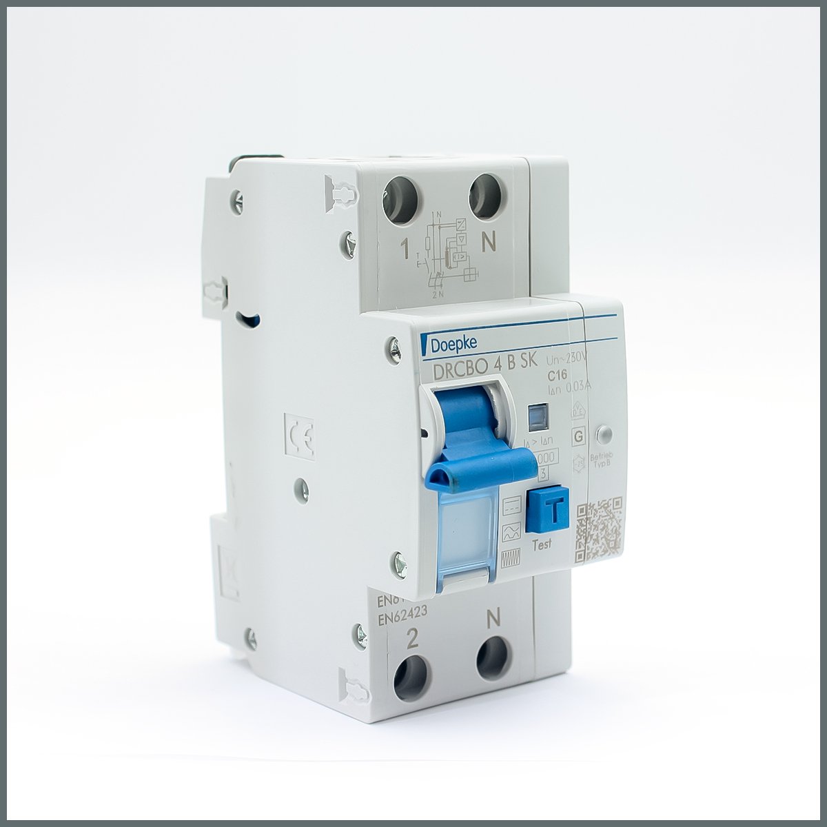 1+Nx16A DRCBO4 0,03A (B tipi) (Karakteristik C) (S (Kısa süre gecikmeli)