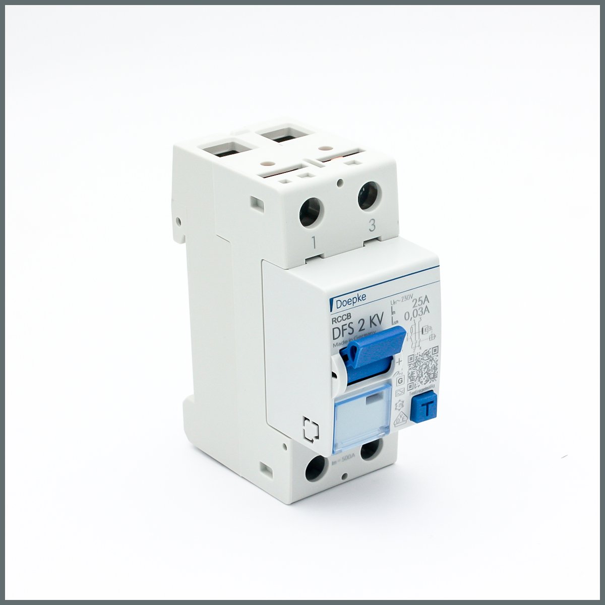 2x25A RCCB 0.03A (A tipi)  (KV:Darbe akım)