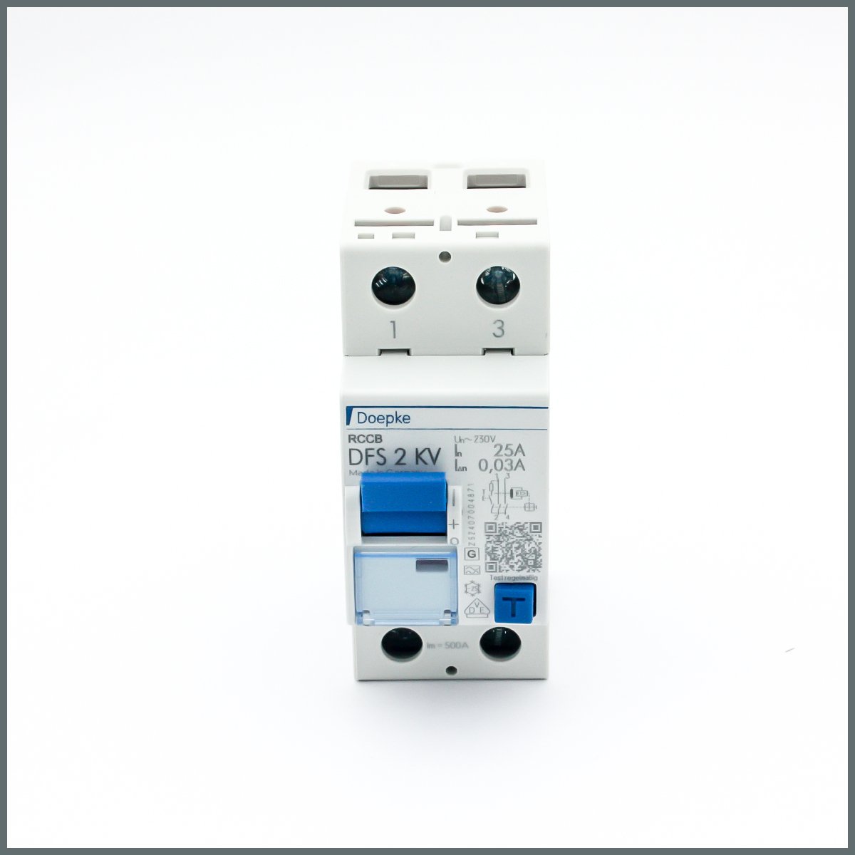 2x25A RCCB 0.03A (A tipi)  (KV:Darbe akım)