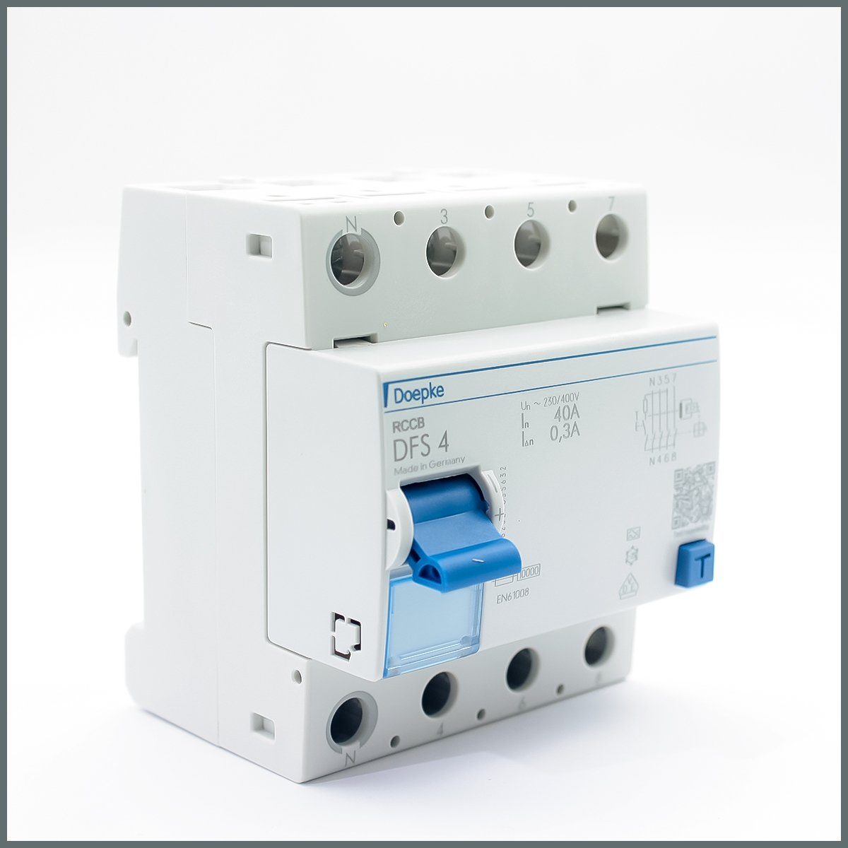 4x40A RCCB 0.30A (A tipi) 