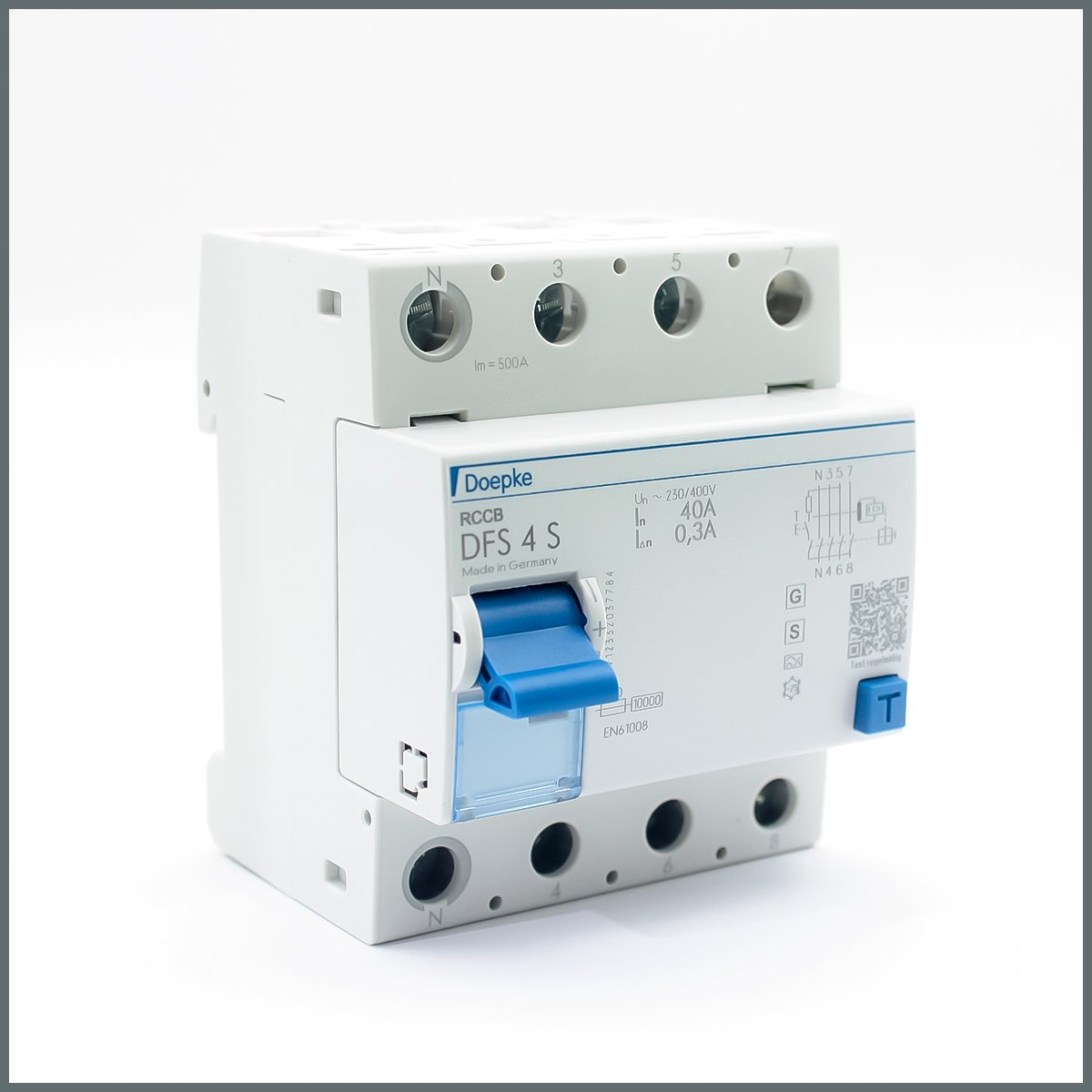 4x40A RCCB 0.30A (A tipi)  (S:selective)