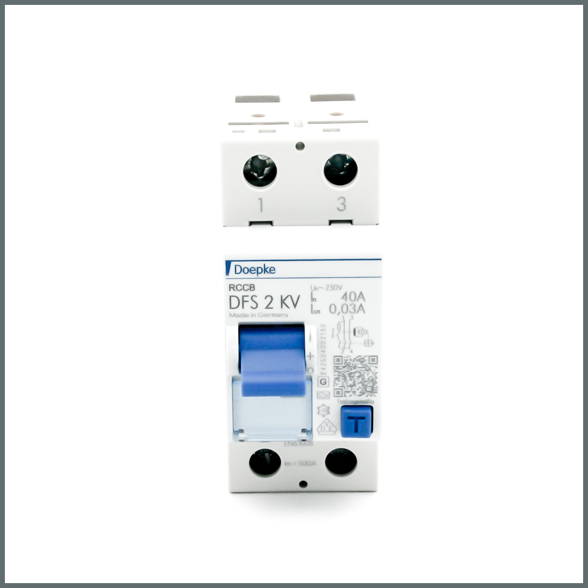 Doepke 2x40A RCCB 30mA (A Tipi Kaçak Akım Rölesi)  (KV:Darbe akım)
