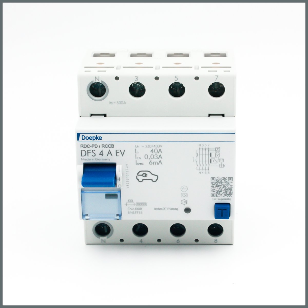 Doepke 4x40A RCCB 30mA (A tipi Kaçak Akım Rölesi)  (EV:DC 6mA)